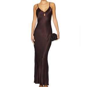 Bec & Bridge Cedar City Maxi Dress in Dark Chocolate